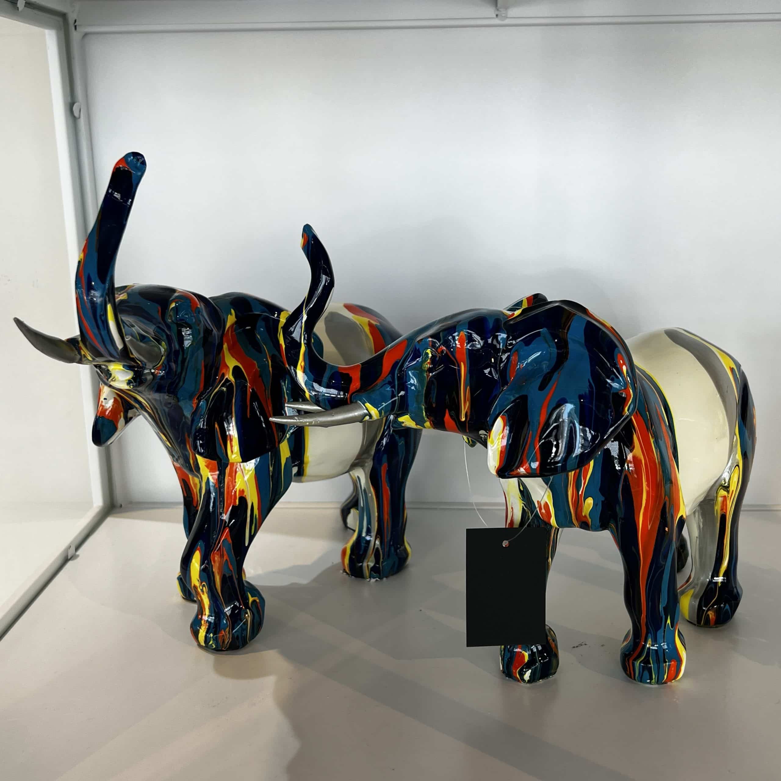 פסל פיל חדק מורם צבעוני – קולקציית איקו מבית קאדו הום פסל פיל חדק מורם צבעוני – קולקציית איקו מבית קאדו הום