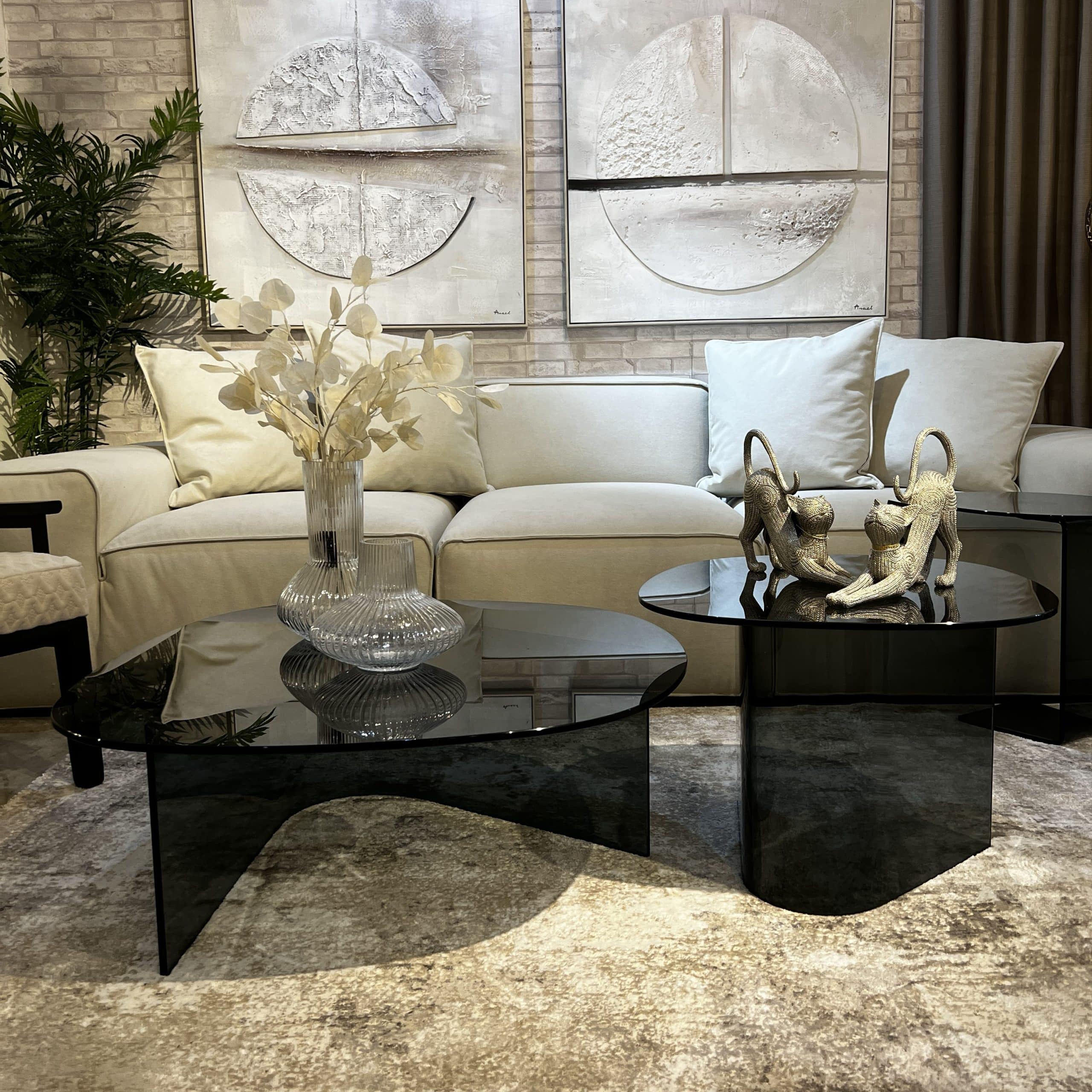 קולקציית הזכוכית "פלור"- ריהיטים וריהוט משלים