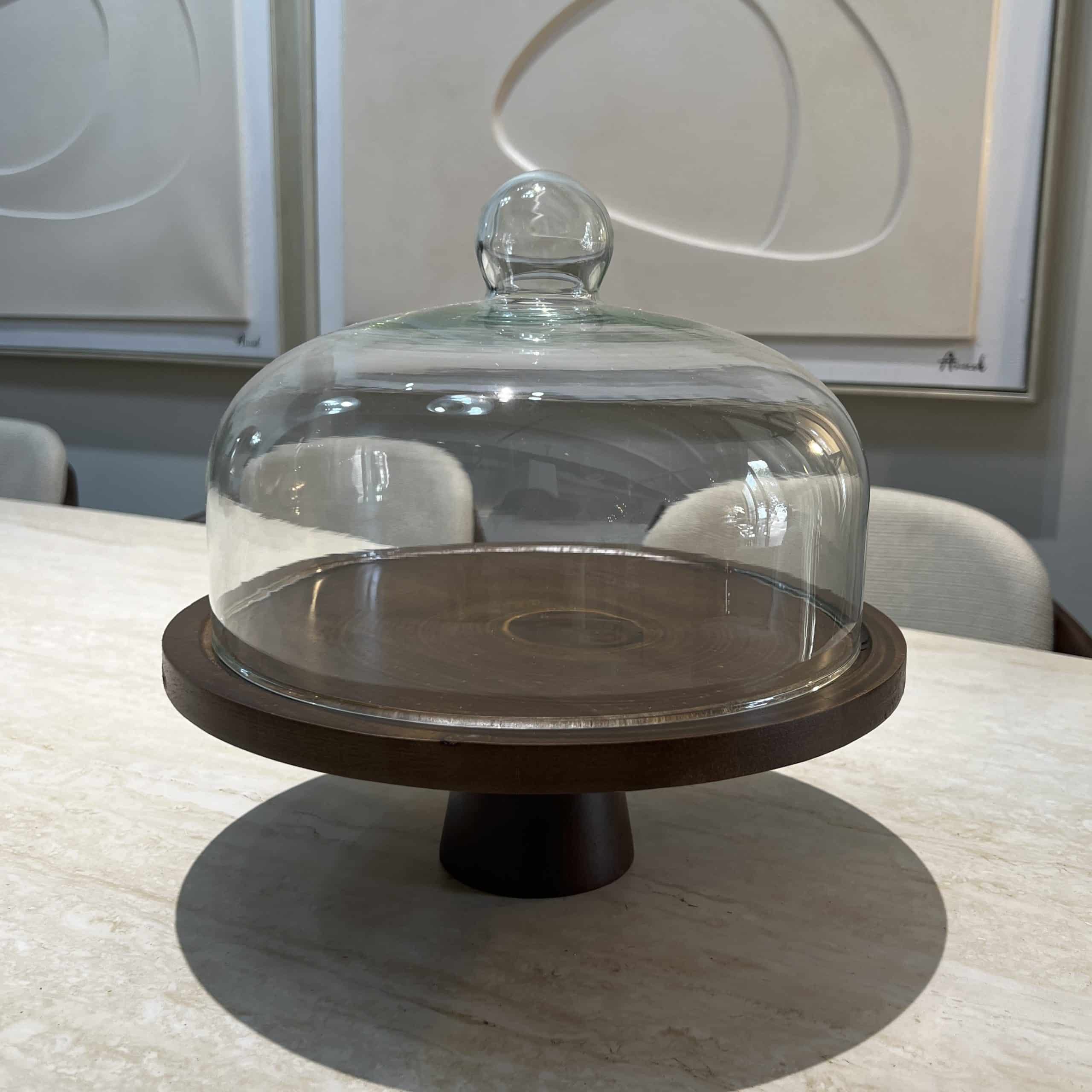 מגש עץ על רגל עם מכסה זכוכית גדול דגם איקו מגש עץ על רגל עם מכסה זכוכית גדול דגם איקו