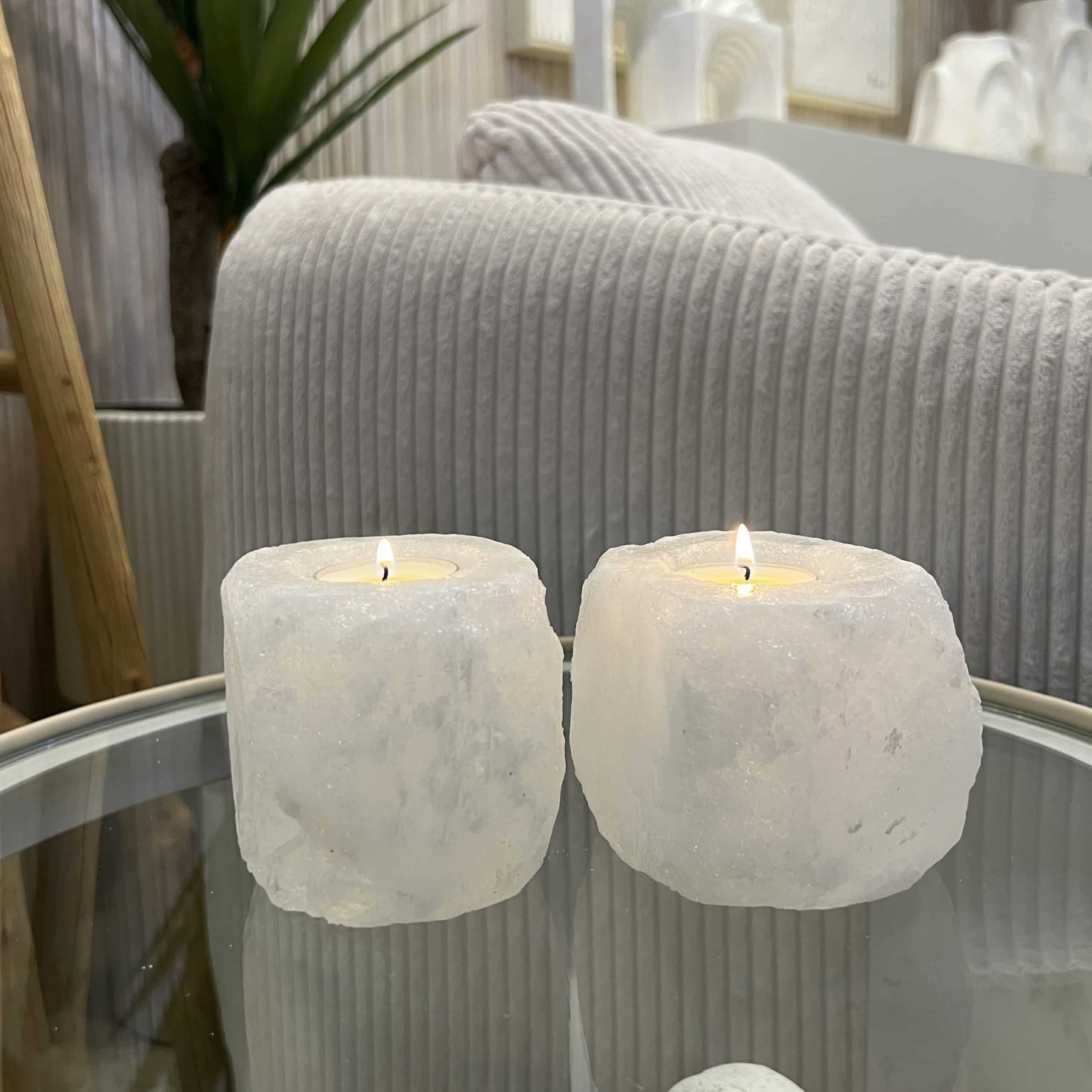 פמוט אבן מלח קטנה דגם איקו פמוט אבן מלח קטנה דגם איקו