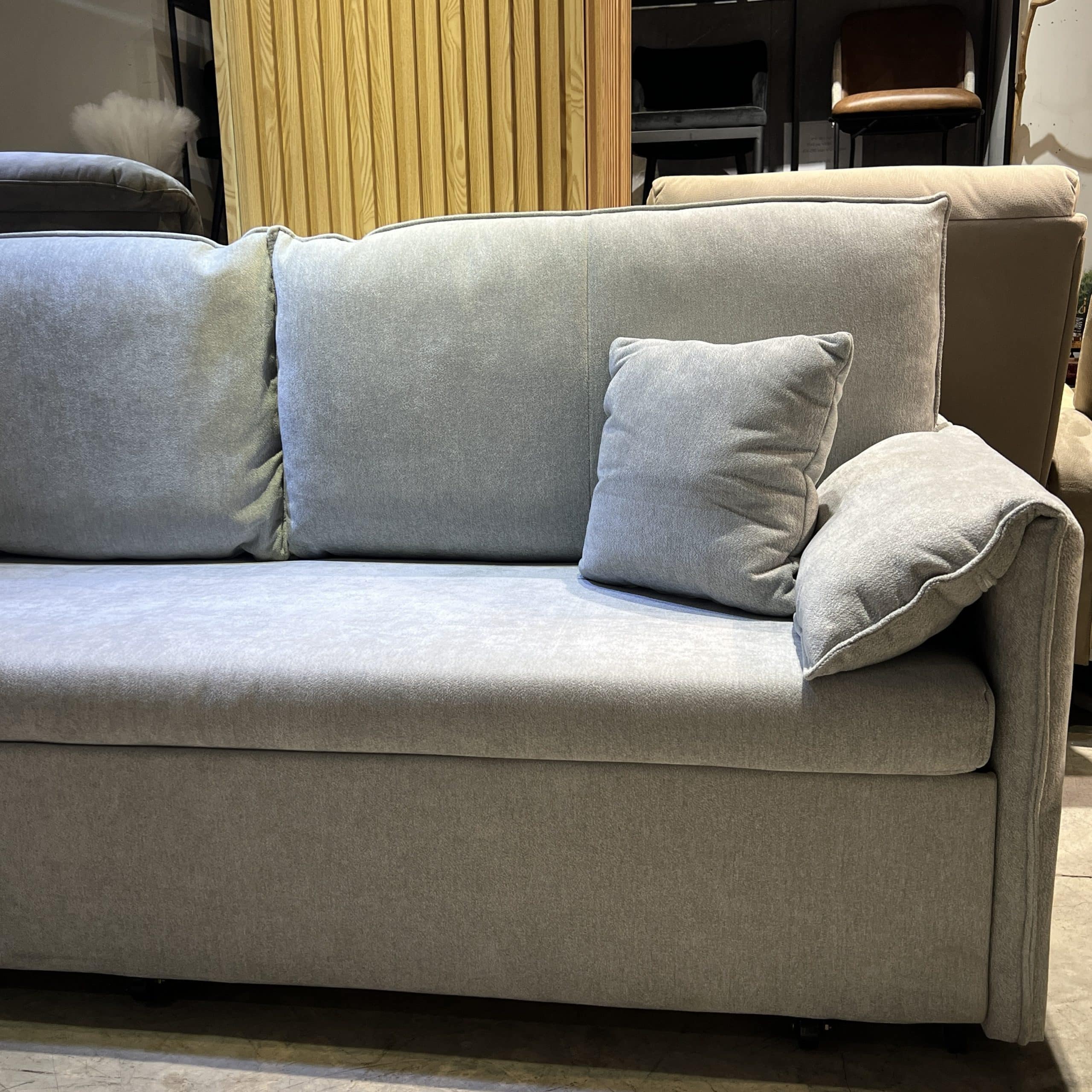 ספה מעוצבת נפתחת למיטה בד אריג אפור דגם סופיטל ספה מעוצבת נפתחת למיטה בד אריג אפור דגם סופיטל