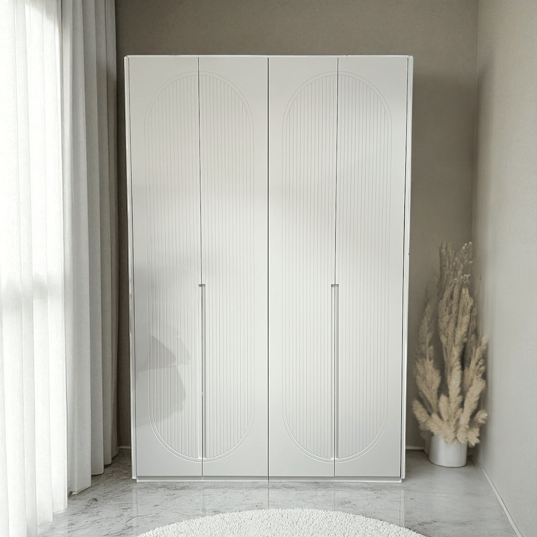 ארון דלתות יוקרתי דגם סופיה קשתות חריטה- נגרות בעיצוב אישי