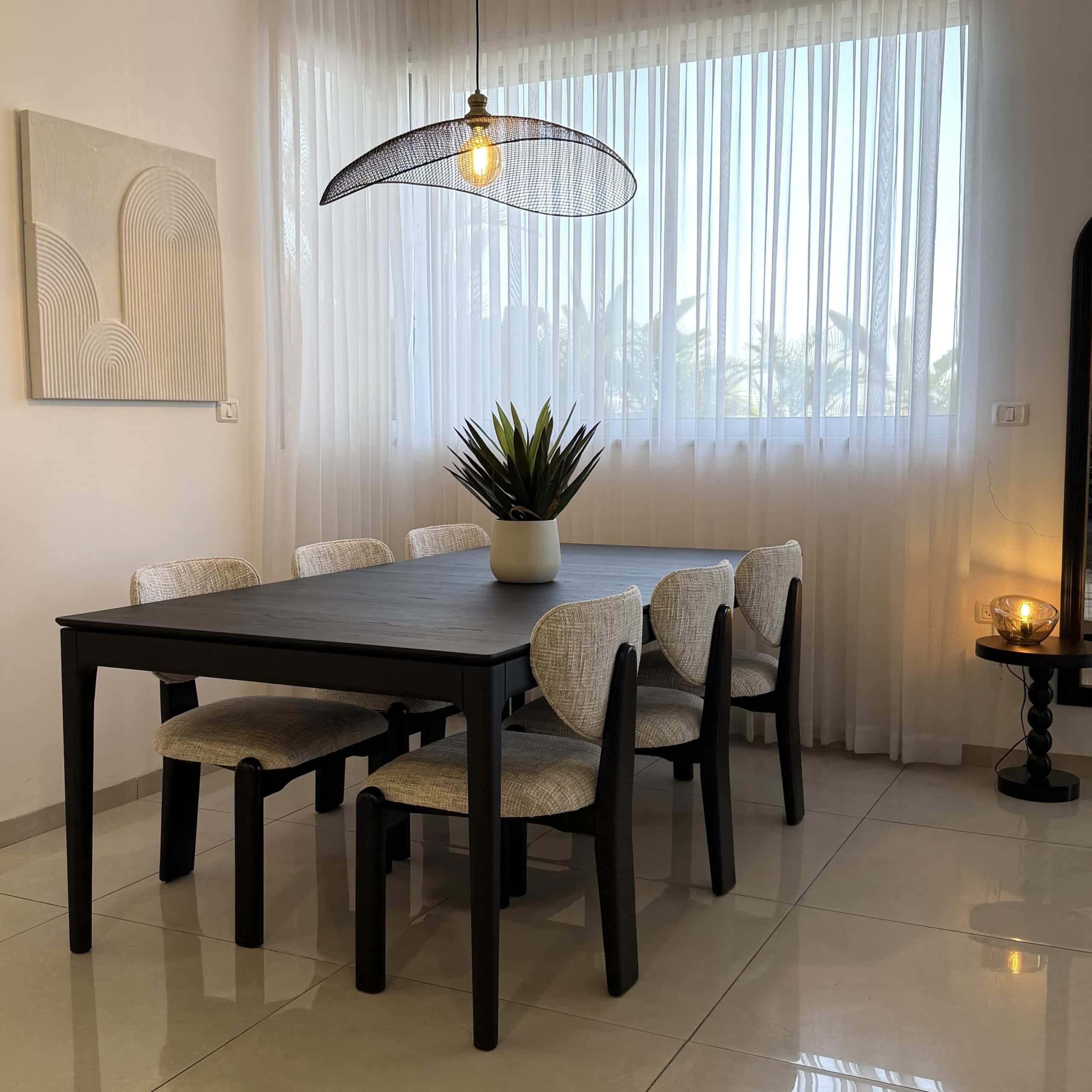 שולחן פינת אוכל מעוצב דגם ריי | בעיצוב אישי