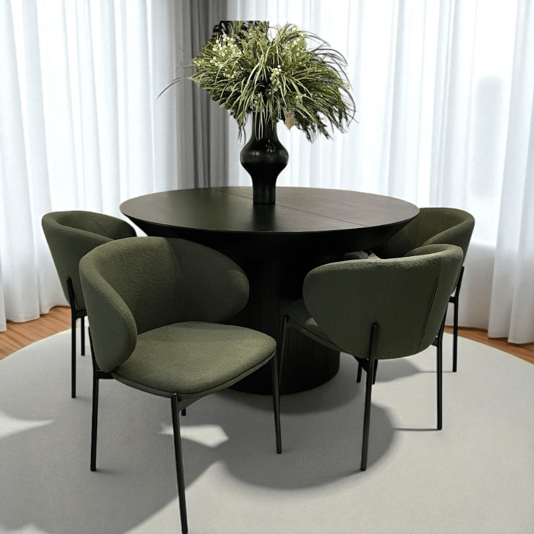 כיסא פינת אוכל מעוצב דגם 22R009 ירוק - חיסול 5 אחרונים!!