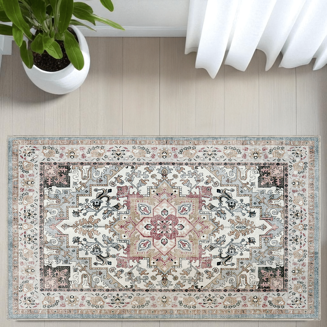 שטיח מנטה בז דגם קאוליפה איזיקלין- SALE!!