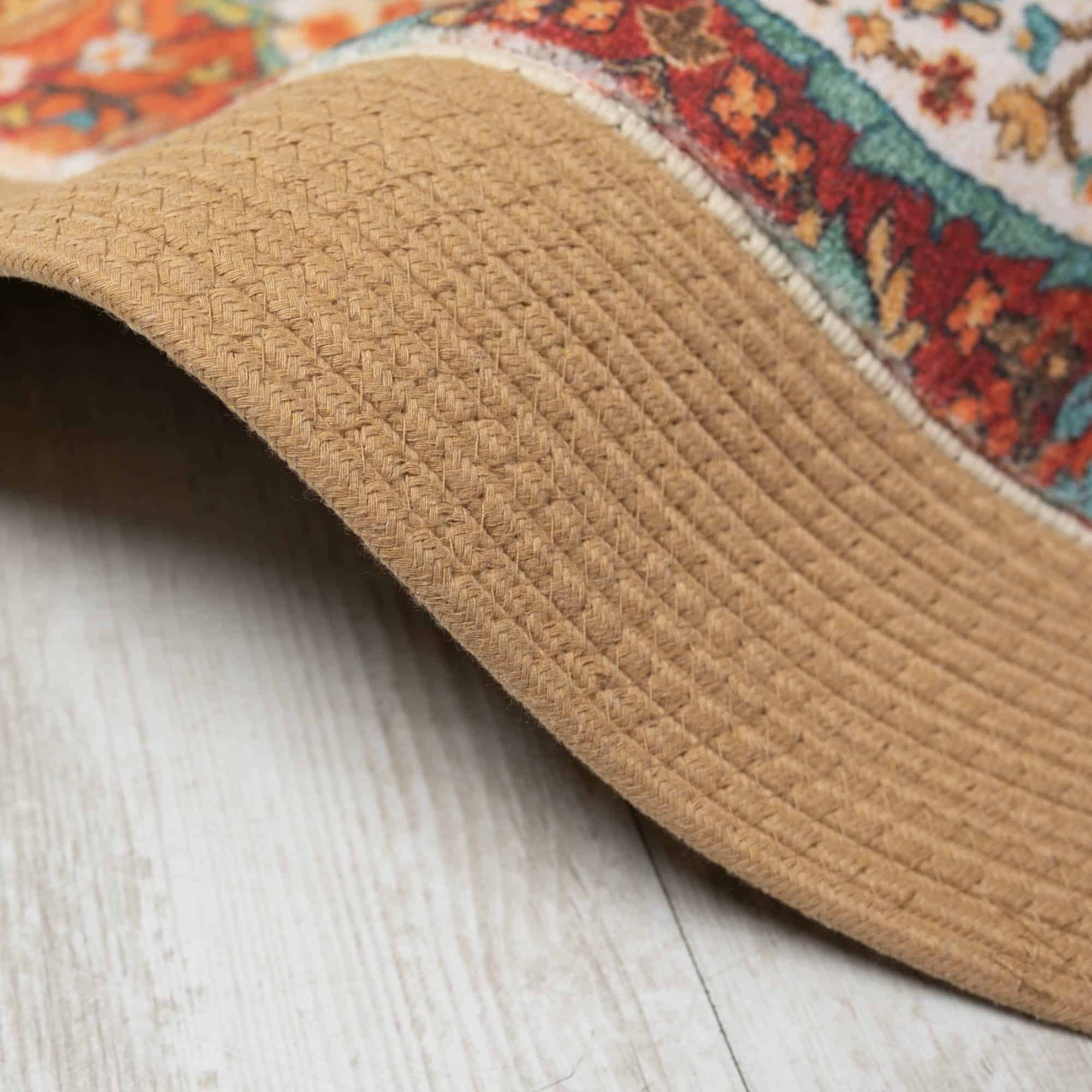 שטיח חבל וינטאג׳ דגם אינדיגו חבל חמרה 120סמ - SALE!