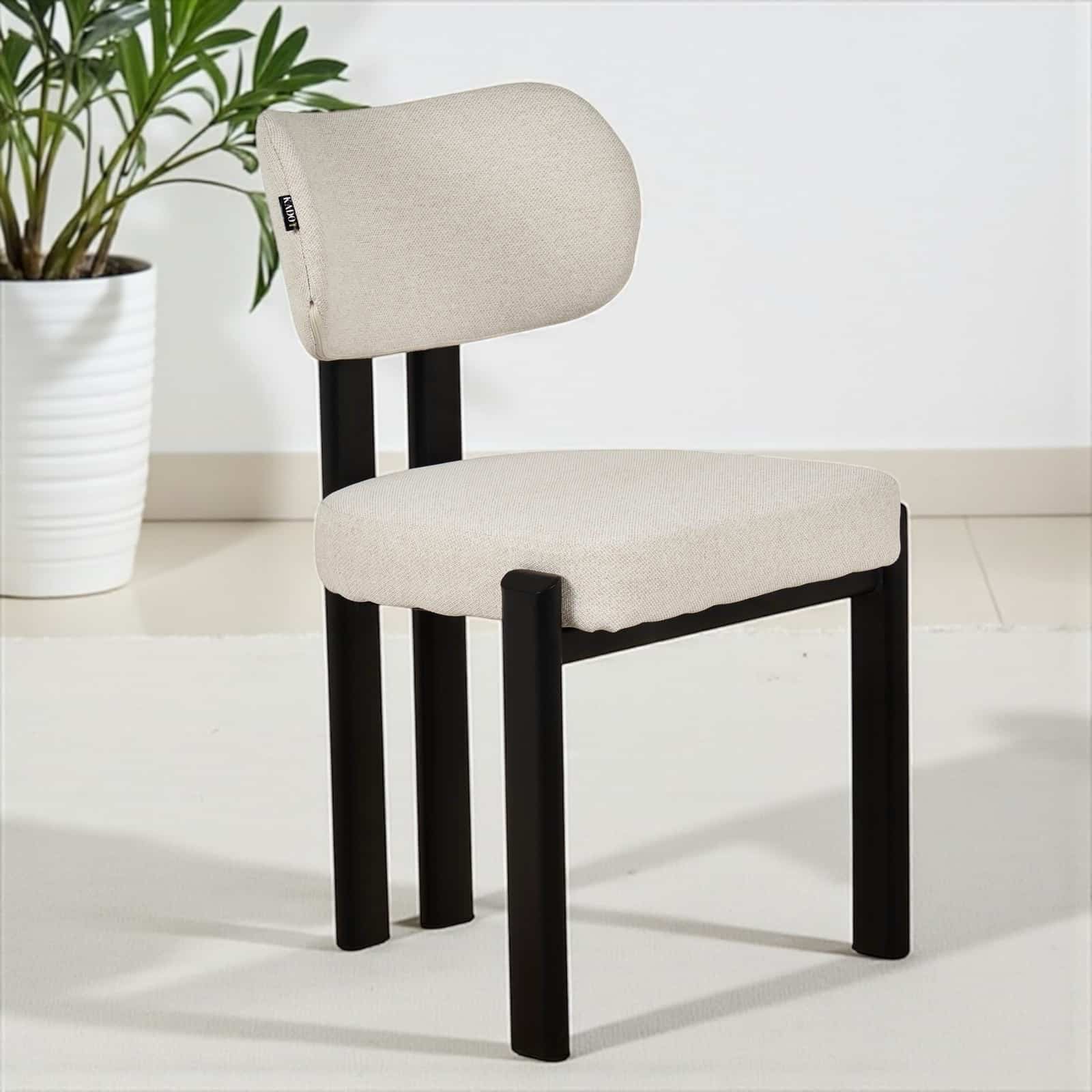 כסא מעוצב ברוס אריג בז ברזל שחור - קולקציה חדשה! כסא מעוצב ברוס אריג בז ברזל שחור - קולקציה חדשה!