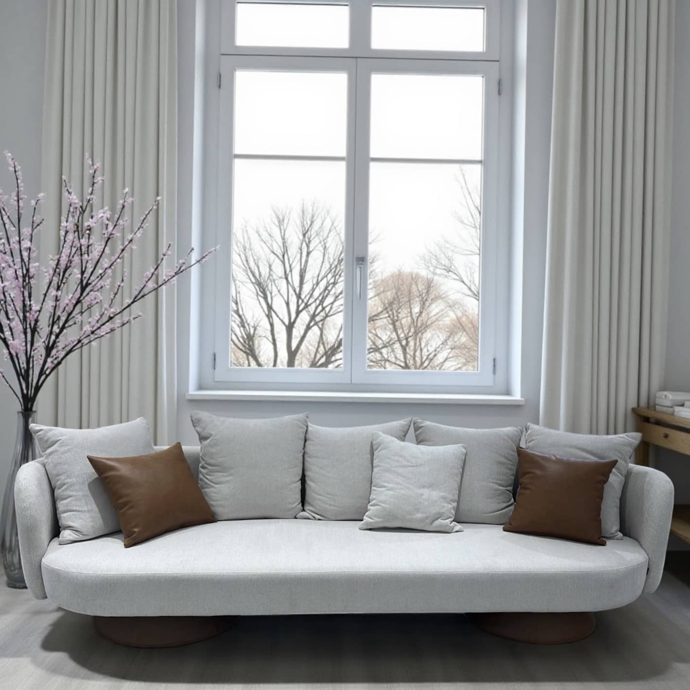 ספה יוקרתית דגם מאסימו רגליים עגולות | בעיצוב אישי ספה יוקרתית דגם מאסימו רגליים עגולות | בעיצוב אישי